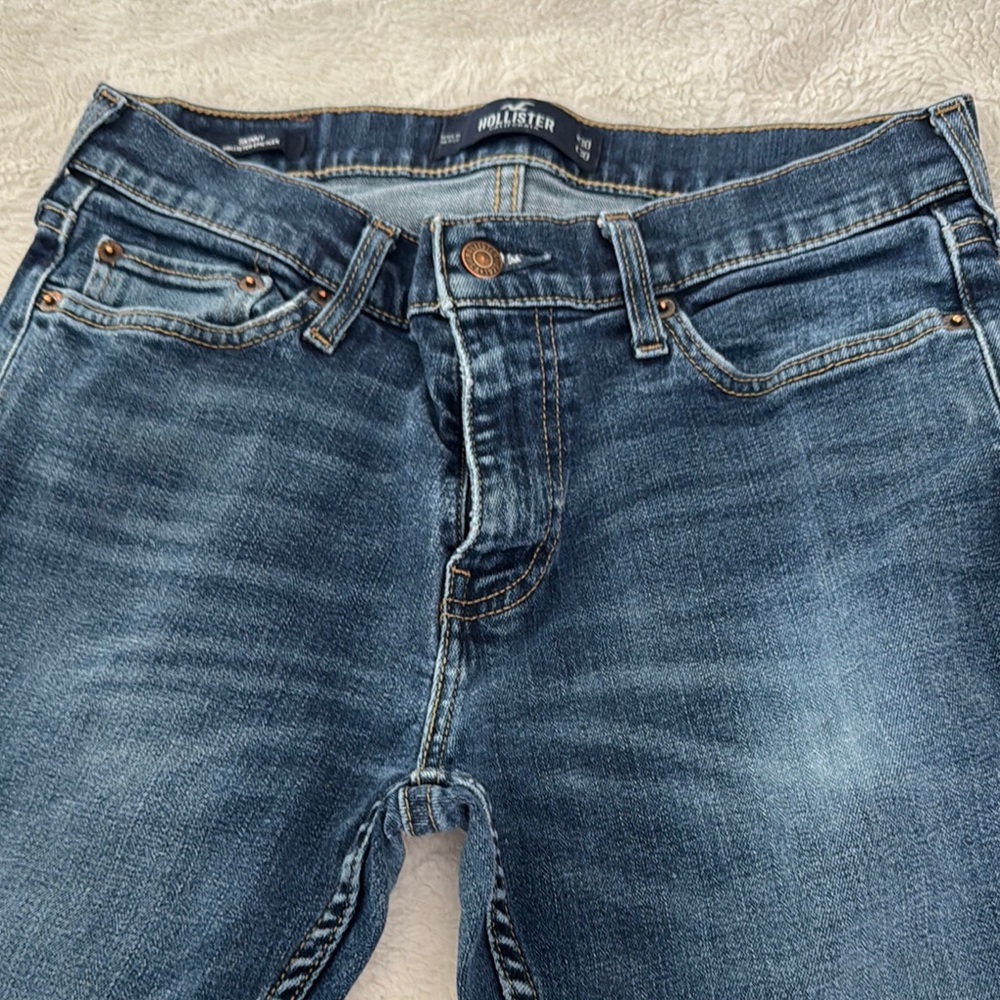 Hollister Blue Skinny Jeans Classic Denim Style